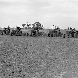 Negative - International Harvester, Victoria, Women's Auxiliary Training League (WATL) & Tractors at Sunshine, 1940