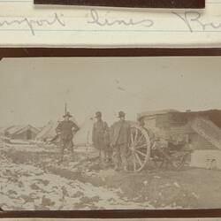 Photograph - Transport Lines, Somme, France, Sergeant John Lord, World War I, 1917