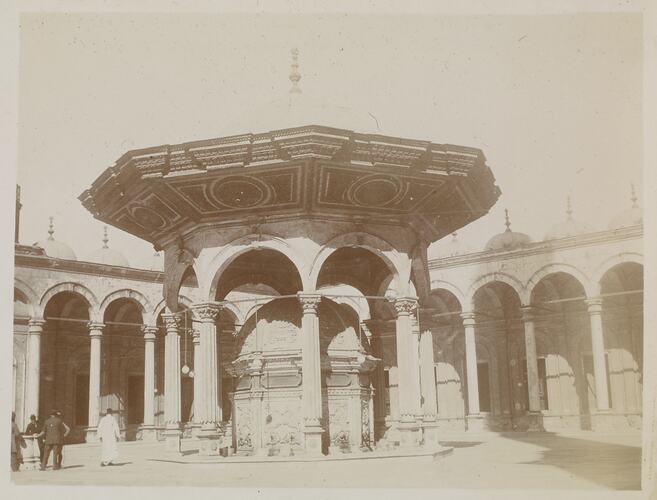 Fountain Inside Mohammed Ali Mosque, Cairo, Egypt, Captain Edward Albert McKenna, World War I, 1914-1915