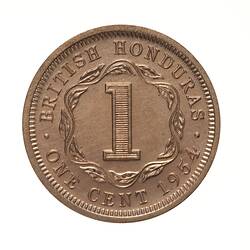 Proof Coin - 1 Cent, British Honduras (Belize), 1954