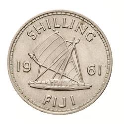 Coin - 1 Shilling, Fiji, 1961