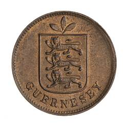 Coin - 1 Double, Guernsey, Channel Islands, 1899