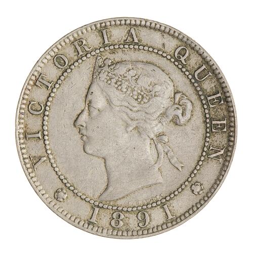 Coin - 1 Penny, Jamaica, 1891