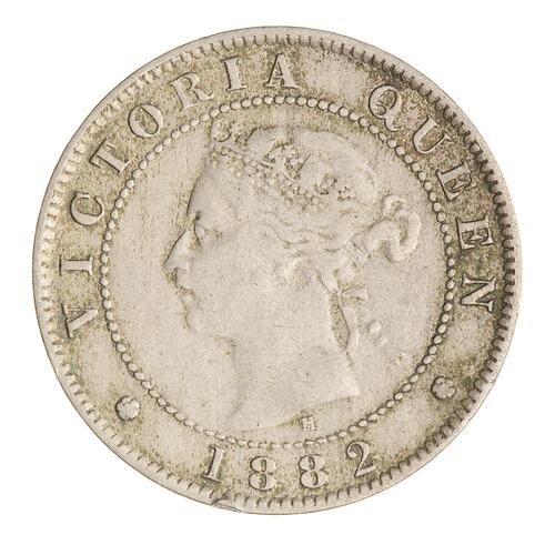Coin - 1/2 Penny, Jamaica, 1882