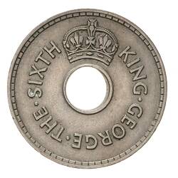 Coin - 1 Penny, Fiji, 1952