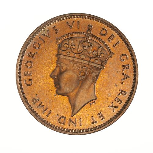 Proof Coin - 1 Cent, Newfoundland, 1938