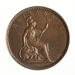 Proof Coin - 1 Lepton, Ionian Islands, Greece, 1862