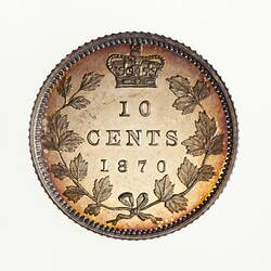 Proof Coin - 10 Cents, Canada, 1870