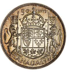Proof Coin - 50 Cents, Canada, 1937