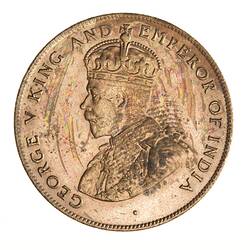 Coin - 5 Cents, Mauritius, 1917