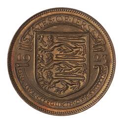 Coin - 1/24 Shilling, Jersey, Channel Islands, 1923