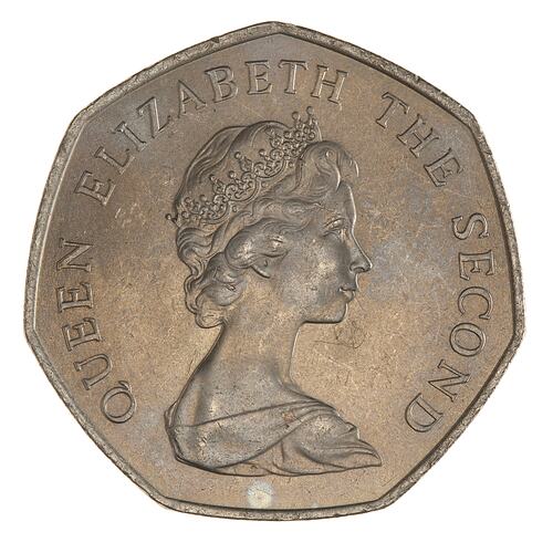 Coin - 50 Pence, Jersey, Channel Islands, 1969