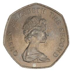 Coin - 50 Pence, Jersey, Channel Islands, 1969