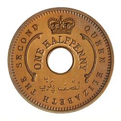 Proof Coin - 1/2 Penny, Nigeria, 1959