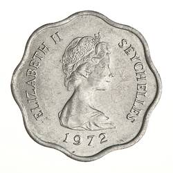 Coin - 5 Cents, Seychelles, 1972