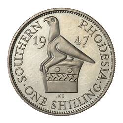 Proof Coin - 1 Shilling, Southern Rhodesia, 1947