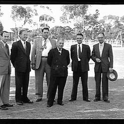 Negative - H.V McKay Massey Harris, Agents at Sales Conference, Western Australia, 1956