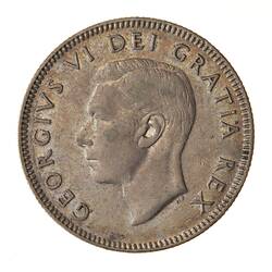 Coin - 25 Cents, Canada, 1948
