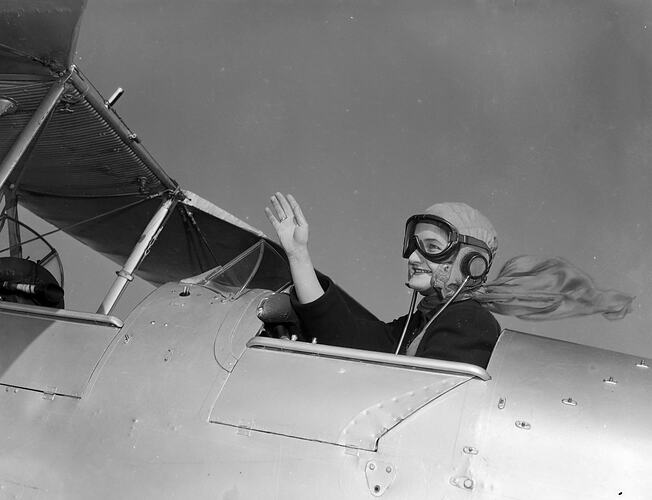 Person in Aeroplane, Victoria, 1953
