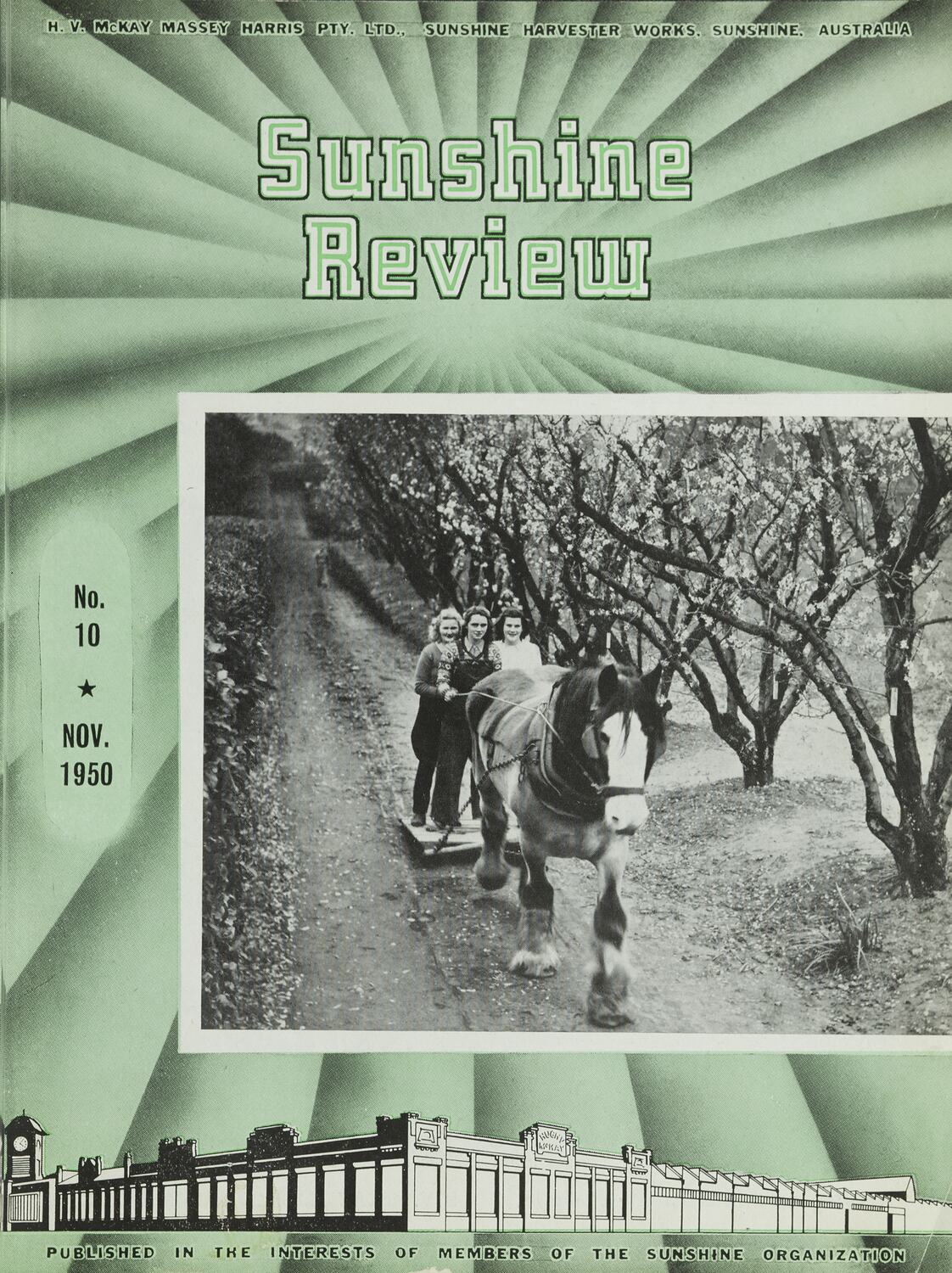 Magazine Sunshine Review, No 10, Nov 1948