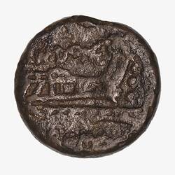 Coin - Quadrans, Cn. Domitius, Ancient Roman Republic, 128 BC