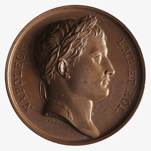 Medal - Napoleon Enters Berlin, Napoleon Bonaparte (Emperor Napoleon I), France, 1806