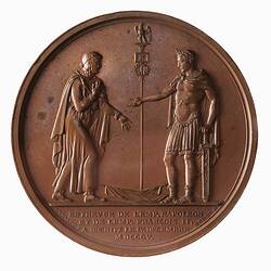 Medal - Interview at Urschultz, Napoleon Bonaparte (Emperor Napoleon I), France, 1805