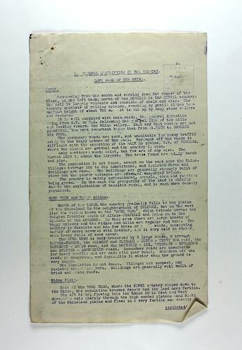 Single page form on off-white paper with printed text.