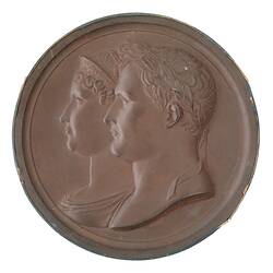 Medal - Portrait of Napoleon & Maria Louisa, France, circa 1810