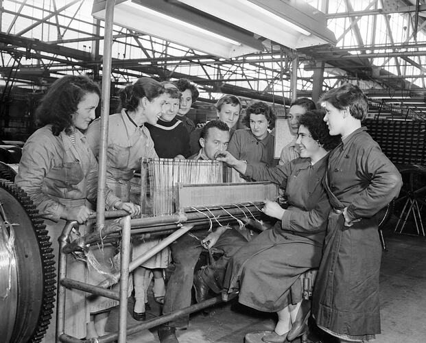 Workers in Factory, Melbourne, Victoria, Oct 1958