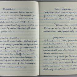 Notebook - Weaving Training, Dorothea Dunzinger