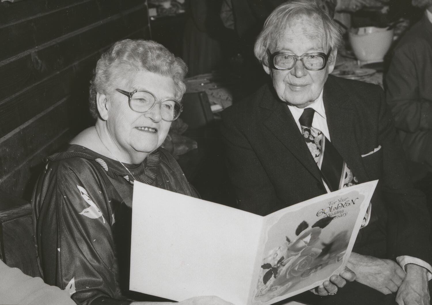 Digital Photograph - Lucy & Stanley Hathaway, Golden Wedding ...