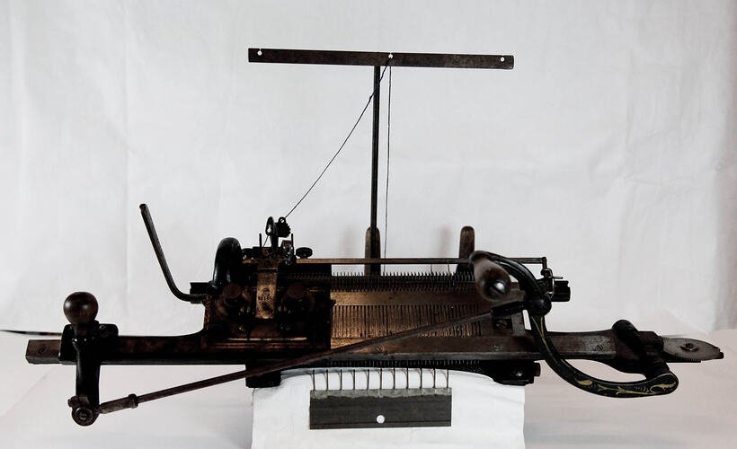 Knitting Machine - Flat-bed, 'Preciosa', Wertheim, 1910