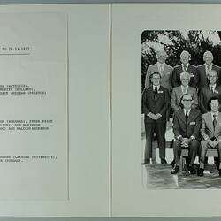 Photograph - State Savings Bank Manager's Course, Melbourne, 1977