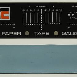 Paper Tape Gauges - Regnecentralen, Scandinavian Information Processing Systems, 1962-1965