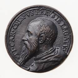 Electrotype Medal Replica - Tiberio Crispi