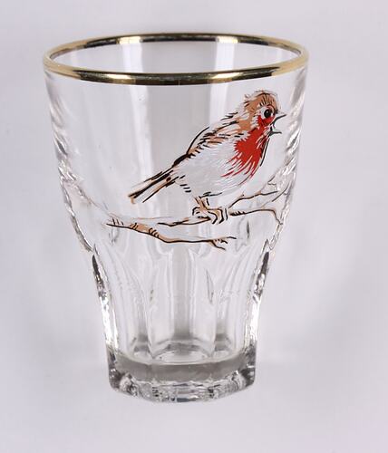 Liqueur Glass - Red Robin Design, England, 1957