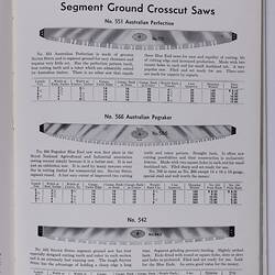 Catalogue - E. C. Atkins & Co., 'Saws, Saw Tools, Machine Knives & Files', 1935