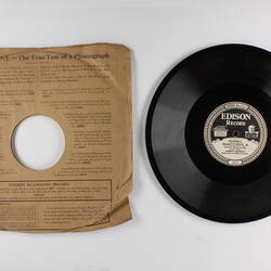 Disc recording - Edison, Double-Sided, Good Bye & Macushla, 1920-1929