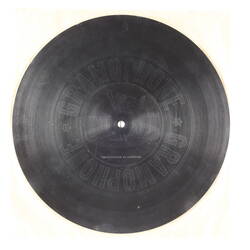 Disc Recording - His Master's Voice, Single Sided, ''Lucia Di Lammermoor', (Donizetti), 1909-1910