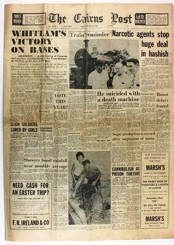 Newspaper - The Cairns Post, 26 Mar 1973