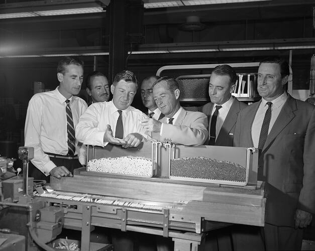 Philip Morris & Co, Cigarette Production Line, Moorabbin, Victoria, 10 Mar 1960