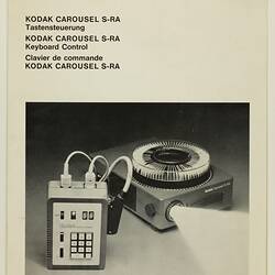Publicity Brochure - Kodak AG, 'Kodak Carousel S-RA Keyboard Control', Stuttgart, Germany, Oct 1972