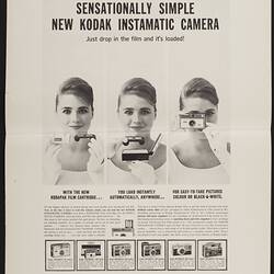 Scrapbook Page - Kodak (Australasia) Pty Ltd, Advertising Proofs, 'Local Promotions', Coburg, circa 1960s