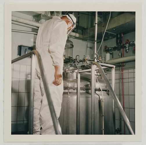 Factory Worker at Retort, Kodak Factory, Coburg, circa 1960s
