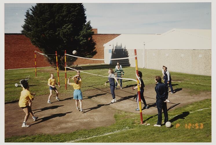 Kodak Australasia Pty Ltd, 'Volleyball Grand Final', Serving the Ball, Coburg, 07 Jul 1988