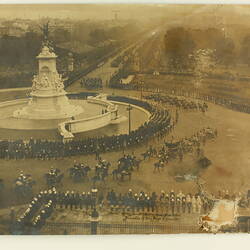 Photograph - Colonial Officers Guard of Honour, Buckingham Palace, Coronation of King George V, Jun 1911