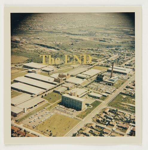 Slide 340, 'Extra Prints of Coburg Lecture', Aerial View of Kodak Coburg, circa 1960s