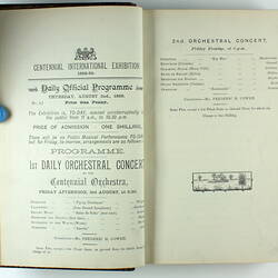 Open book with white pages and black printed text on both sides. Page 5.