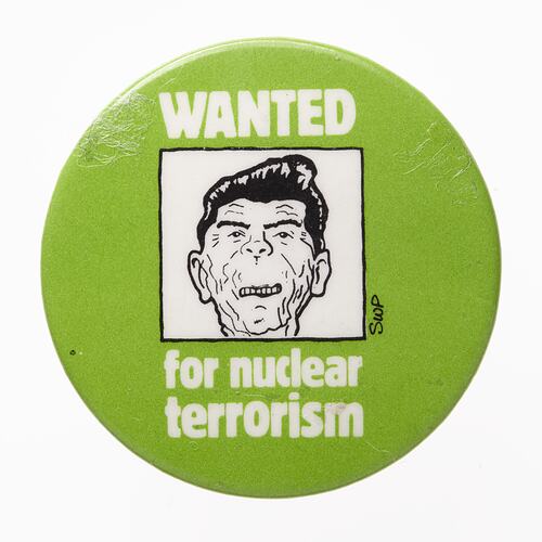 Badge - Wanted For Nuclear Terrorism